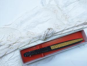 リサイクル 和装小物 帯締め 帯揚げ セット 中抜き 礼装用 笹浪組 末広付き